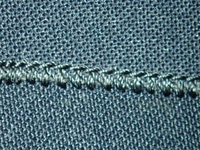 Neoprene dry suit seam stitching detail P8170016 photo