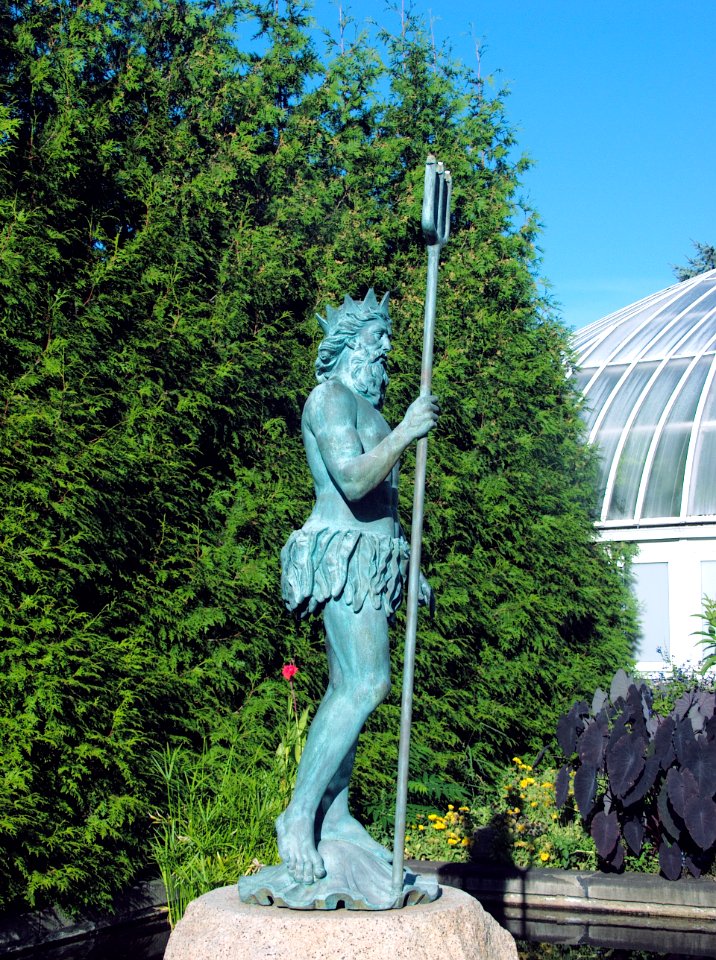 Neptune, Phipps Conservatory Water Garden, 2015-10-10, (01)