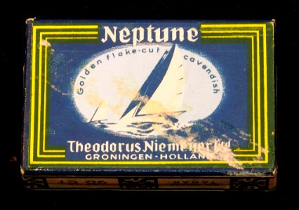 Neptune, Golden flake-cut cavendish tabak, Theodorus Niemeijer Ltd