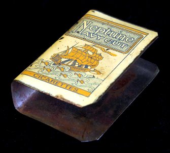 Neptune Navy Cut cigarettes matchbox holder