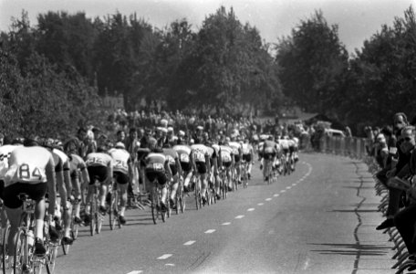 Nederlandse wielerkampioenschappen op de weg te Beek amateurs. Het rennersveld, Bestanddeelnr 921-5427