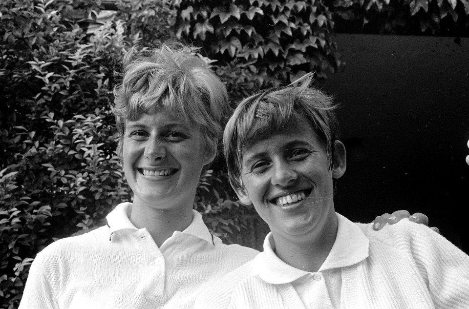 Nederlandse Tenniskampioenschappen Scheveningen. Finale dames enkel Marijke Bakk, Bestanddeelnr 920-5926
