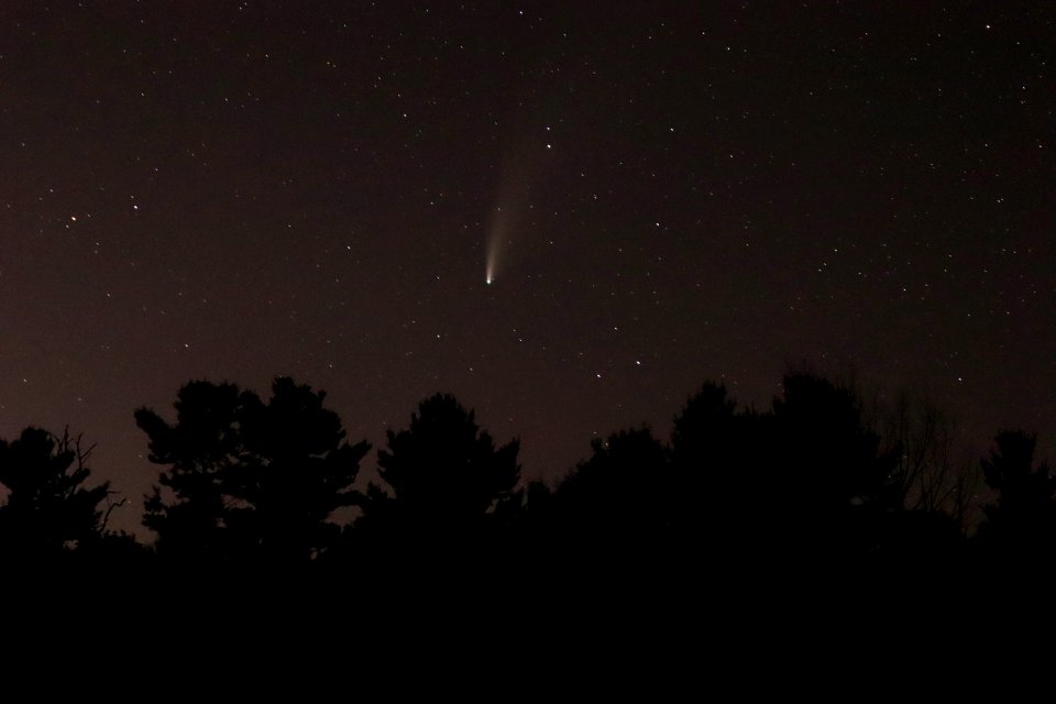 Neowise Comet Wisconsin