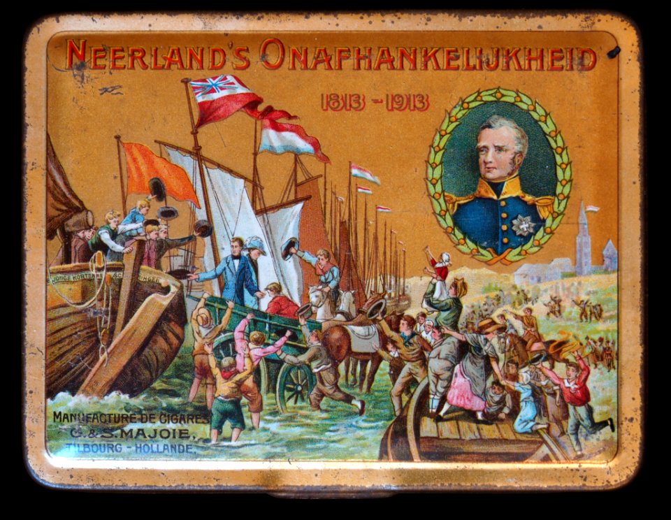 Neerlands Onafhankelijkheid sigarenblikje