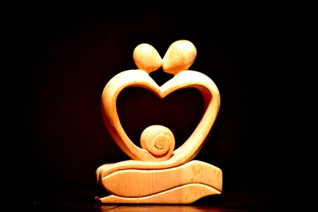 Wood carving figure