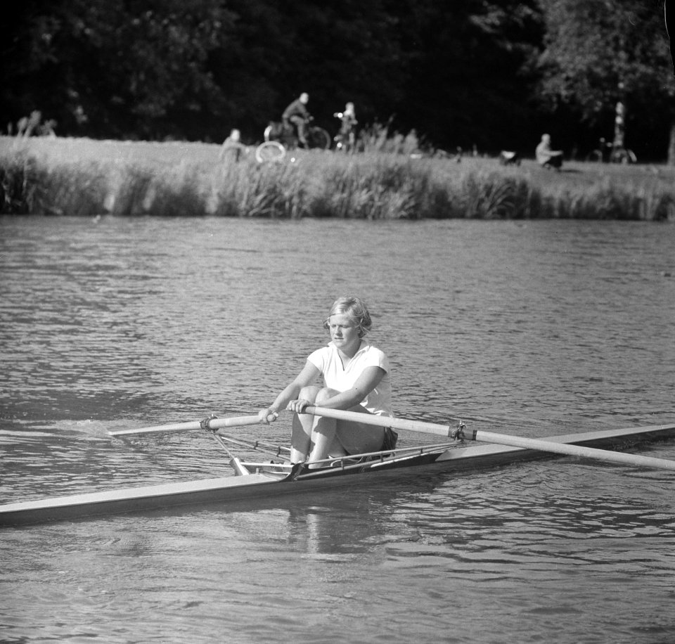 Nederlandse roeikampioenschappen op Bosbaan, Meike de Vlas, Bestanddeelnr 917-9937