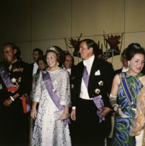 Nederlandse regering biedt President Tito en echtgenote galadiner aan in Amstel , Bestanddeelnr 254-8728