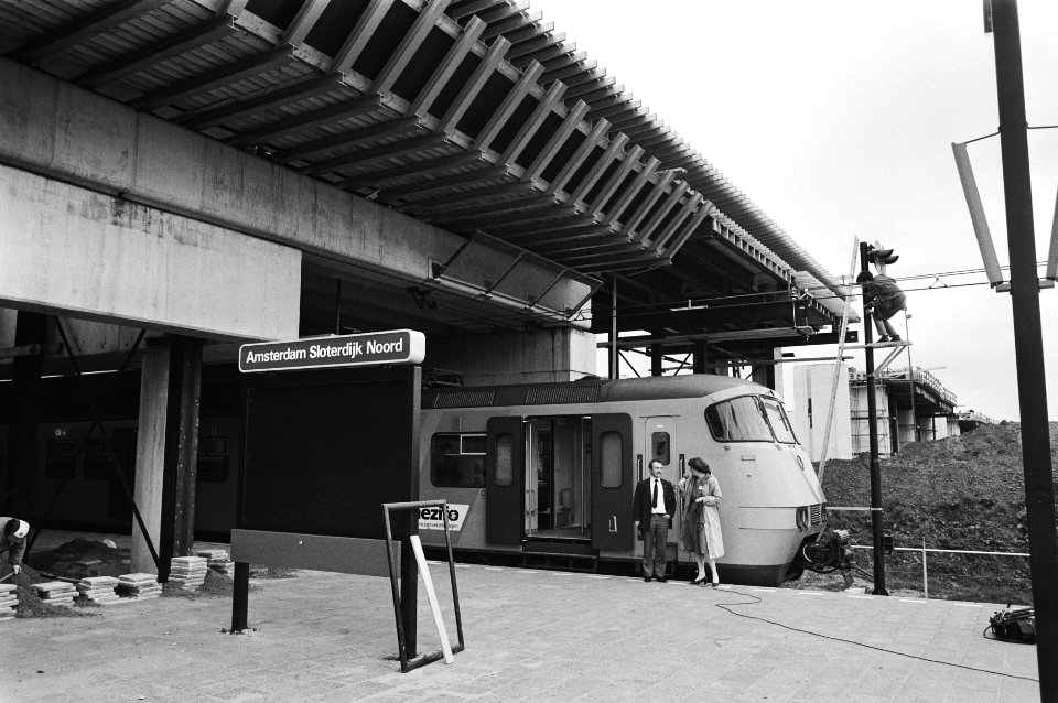 Nieuw station Sloterdijk in Amsterdam, Bestanddeelnr 932-5872