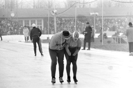 Nederlandse Schaatskampioenschappen dames en heren, Amsterdam Kees Broekman en , Bestanddeelnr 924-1628