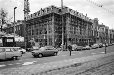 Nieuw kantoorgebouw aan Westeinde op plaats waar vroeger Hotel Atlantic stond, Bestanddeelnr 928-9193