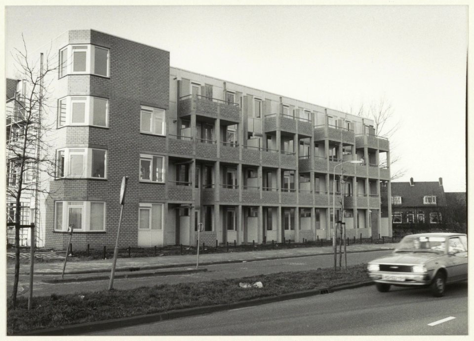 Nieuwbouw aan de Vondelweg. NL-HlmNHA 54023543