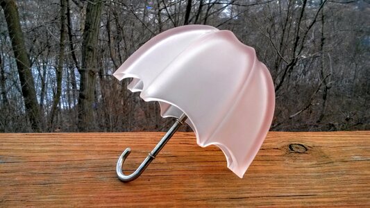 Frosted pink jewelry dish