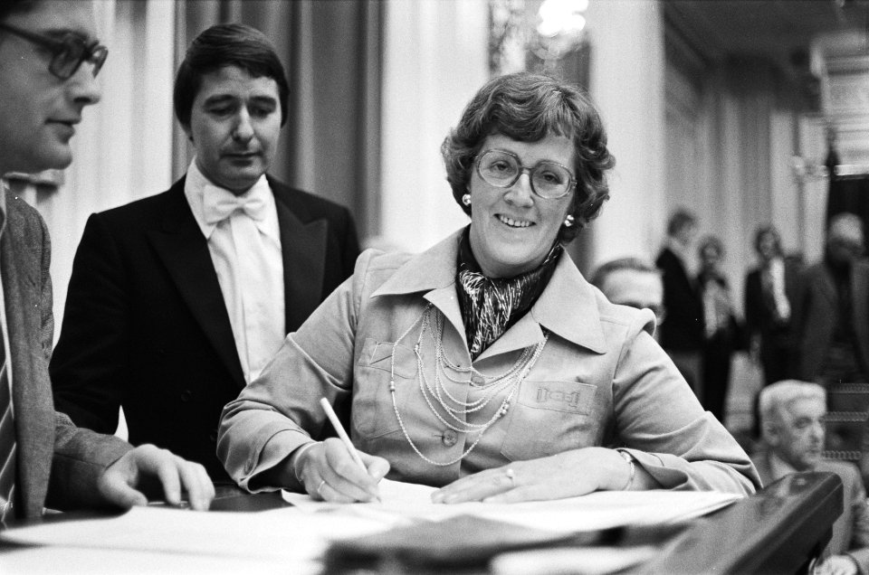Nieuw Tweede Kamerlid voor PvdA, mevrouw Annie Krouwel Vlam, Bestanddeelnr 928-9846