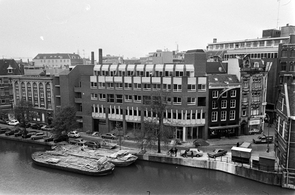 Nieuw pand aan Singel in Amsterdam ipv Plaza-bioscoop, Bestanddeelnr 928-8366