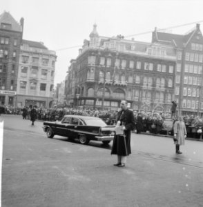 Nieuwsjaarsreceptie voor CD op Paleis te Amsterdam Aankomst van de Minister van, Bestanddeelnr 913-4485