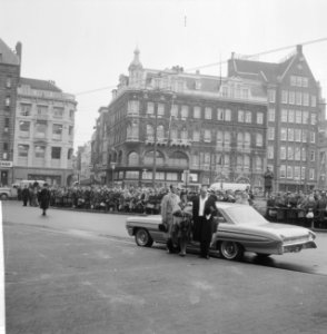 Nieuwsjaarsreceptie voor CD op Paleis te Amsterdam Aankomst van de gevolmachtig, Bestanddeelnr 913-4490