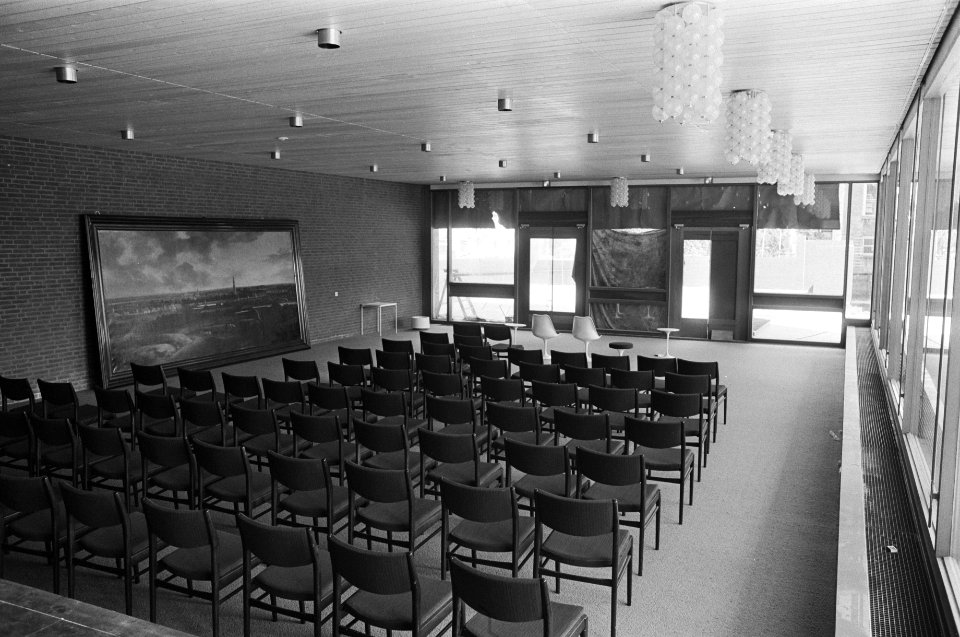 Nieuw stadhuis van Amersfoort, de hal, Bestanddeelnr 927-3965