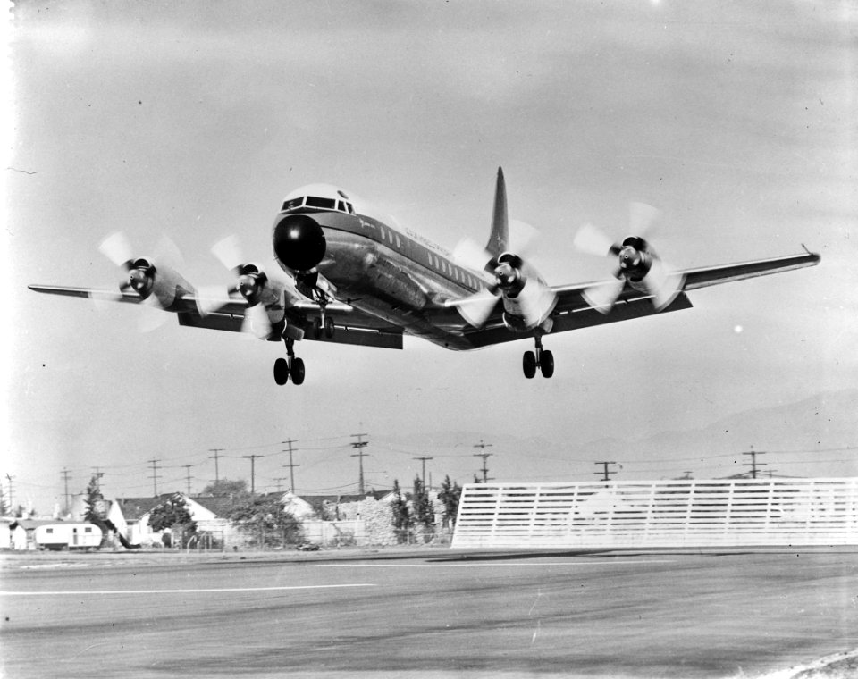Nieuwe vliegtuigen voor de KLM, Lockheed Electra, Bestanddeelnr 909-3688