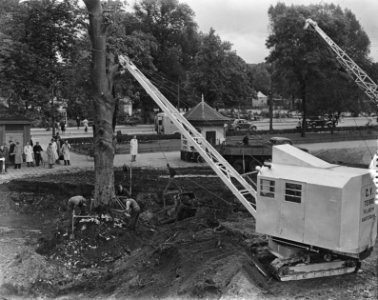 Nieuwe verkeersplein Weteringplein in wording, Bestanddeelnr 905-7556