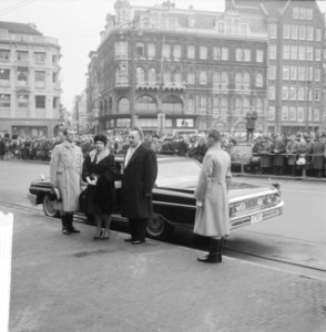 Nieuwsjaarsreceptie voor CD op Paleis te Amsterdam Aankomst van de gevolmachtig, Bestanddeelnr 913-4465