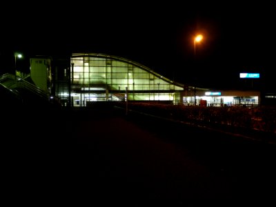 Night at a station