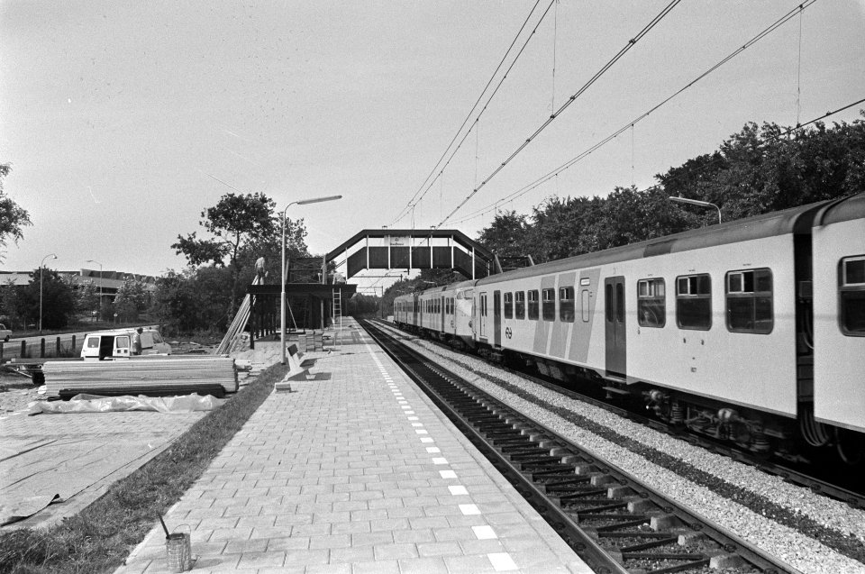 Nieuw NS-station in Hilversum, het NOS-station in Hilversum, Bestanddeelnr 927-3771