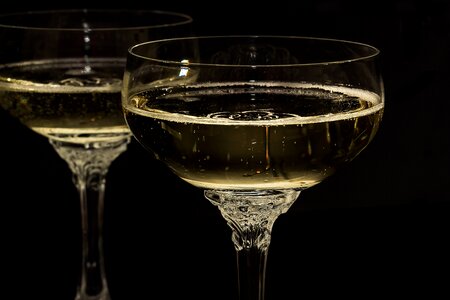 Drink alcohol sparkling wine photo