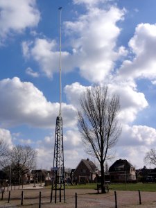 Niftrik (Wijchen) Gildeplein schuttersboom St.Damianus, Gem.Mon