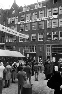Nieuwmarkt bereidt zich voor op sloop publiek aan de Rechtboomsloot, Bestanddeelnr 927-7858