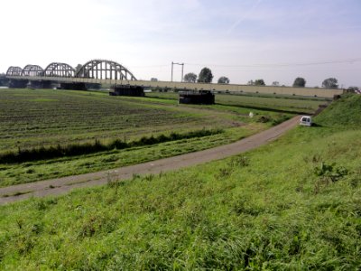 Niftrik Rijksmonument 523606 Spoorbrug Ravenstein, Niftrikzijde