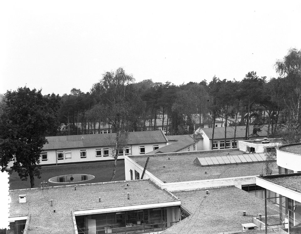 Nieuw Amsterdams paviljoen op terrein van sanatorium Zonnestraal te Hilversum, Bestanddeelnr 906-0567
