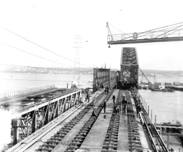 Nieuw gedeelte spoorbrug bij Oosterbeek, Bestanddeelnr 905-0398