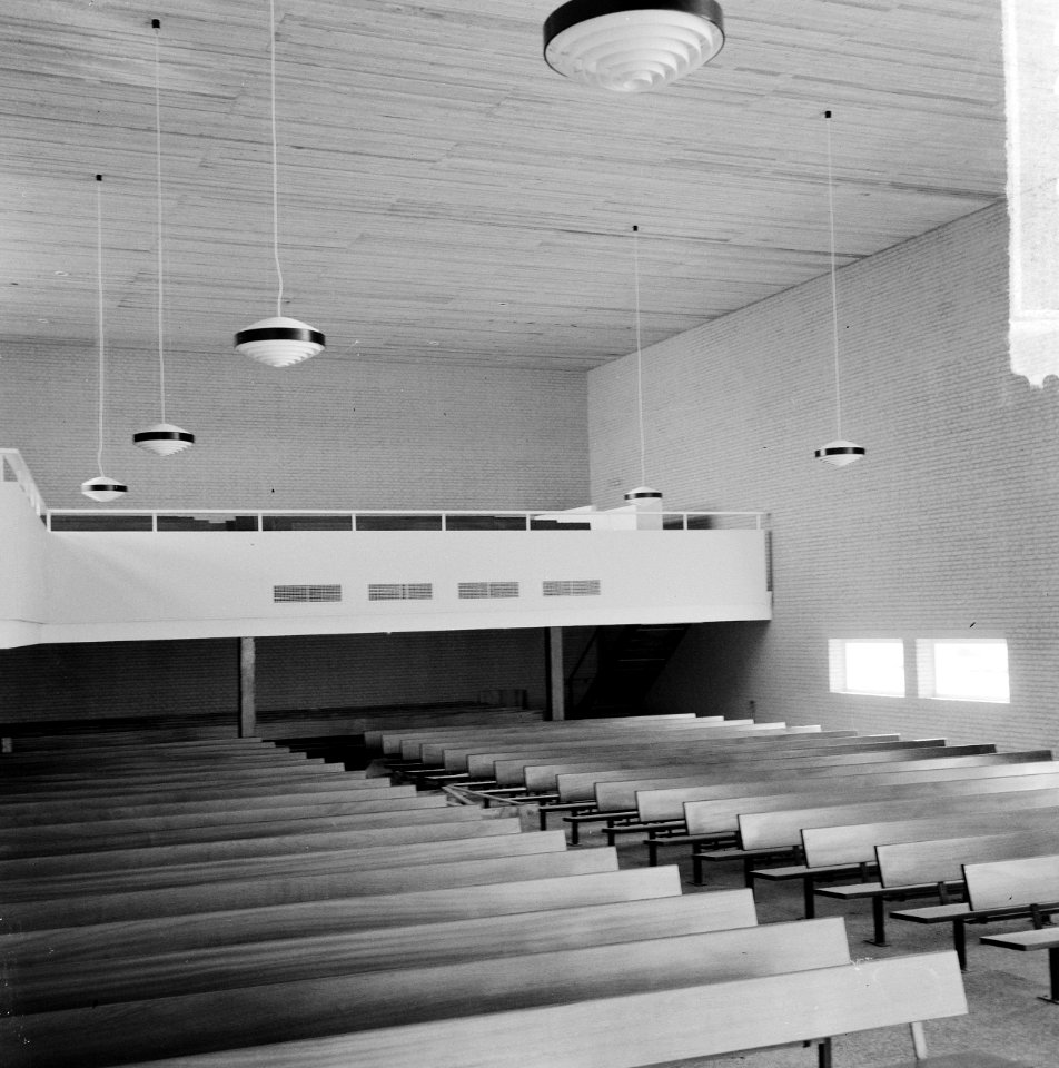 Nieuwe kerk in Tussenmeer (hoek Baden Powellweg), interieur, Bestanddeelnr 916-9139
