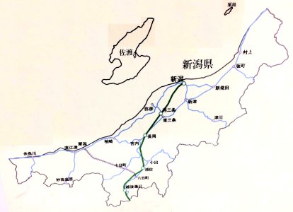 Niigata Train Map
