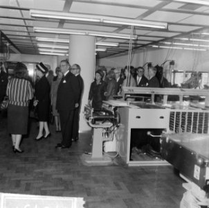 Nieuwe gebouw van Het Parool geopend, gebouw Parool, Bestanddeelnr 917-0491