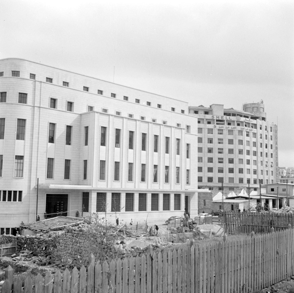 Nieuwbouw in Beiroet Shell kantoor, Bestanddeelnr 255-6259