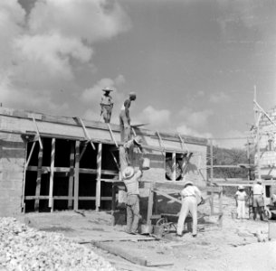 Nieuwbouw in Willemstad op Curaçao, Bestanddeelnr 252-7134