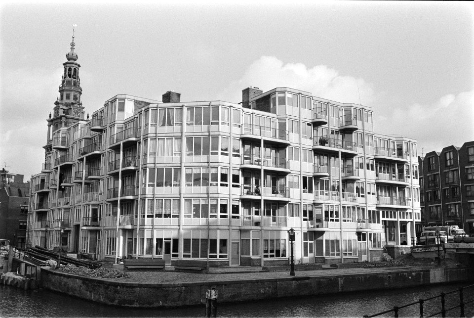 Nieuwbouw in Nieuwmarktbuurt, Amsterdam, Bestanddeelnr 932-9150