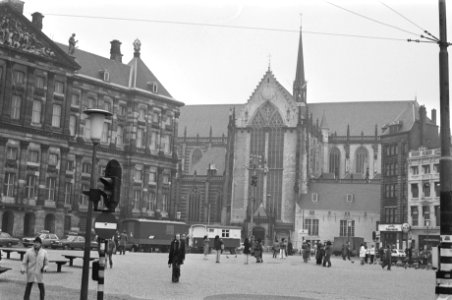 Nieuwe Kerk op de Dam exterieur vanaf de Dam, Bestanddeelnr 930-7154