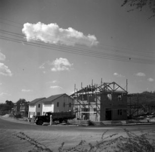 Nieuwbouw in de wijk Parera in Willemstad op Curaçao, Bestanddeelnr 252-7137