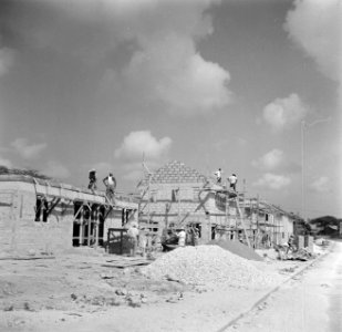 Nieuwbouw in Willemstad op Curaçao, Bestanddeelnr 252-7145