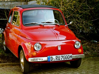 Classic oldtimer cinquecento photo