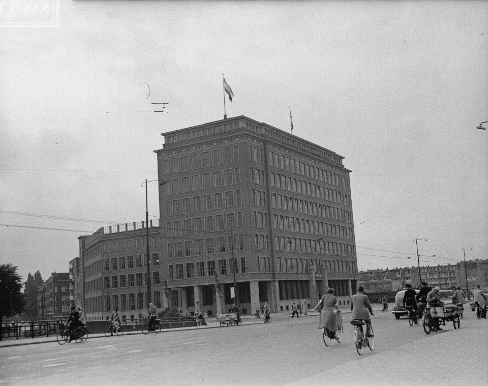 Nieuw gebouw Raad van Arbeid Amsterdam, Bestanddeelnr 904-7335