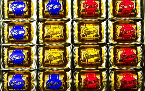 Sweet chocolate eating