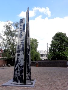 Nijmegen Titushof, monument voor Titus Brandsma