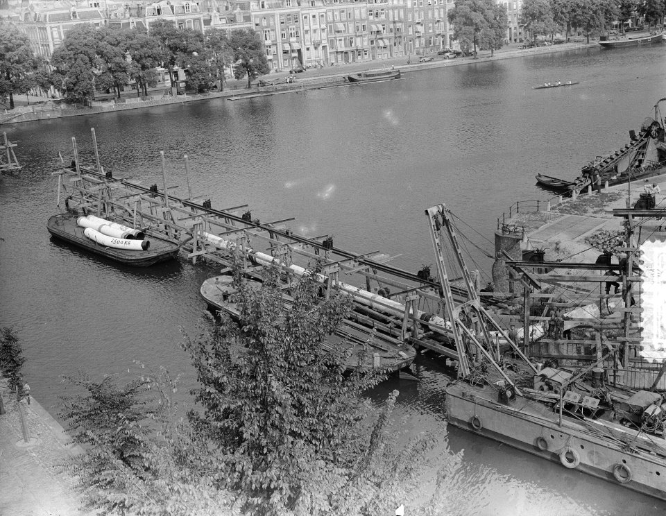 Nieuwe zinker over de Amstel te Amsterdam, Bestanddeelnr 905-8118