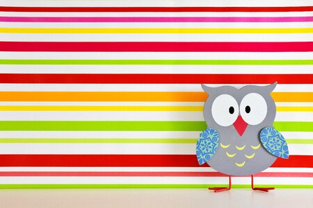 Painted funny decoration
