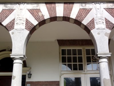 Nijmegen Rijksmonument 522978 Villa Salatiga Sterrenschansweg 77 detail, verandaboog
