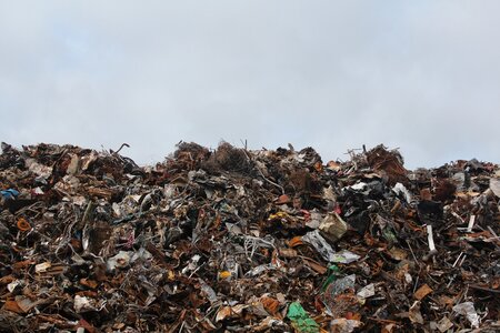 Junk landfill litter photo