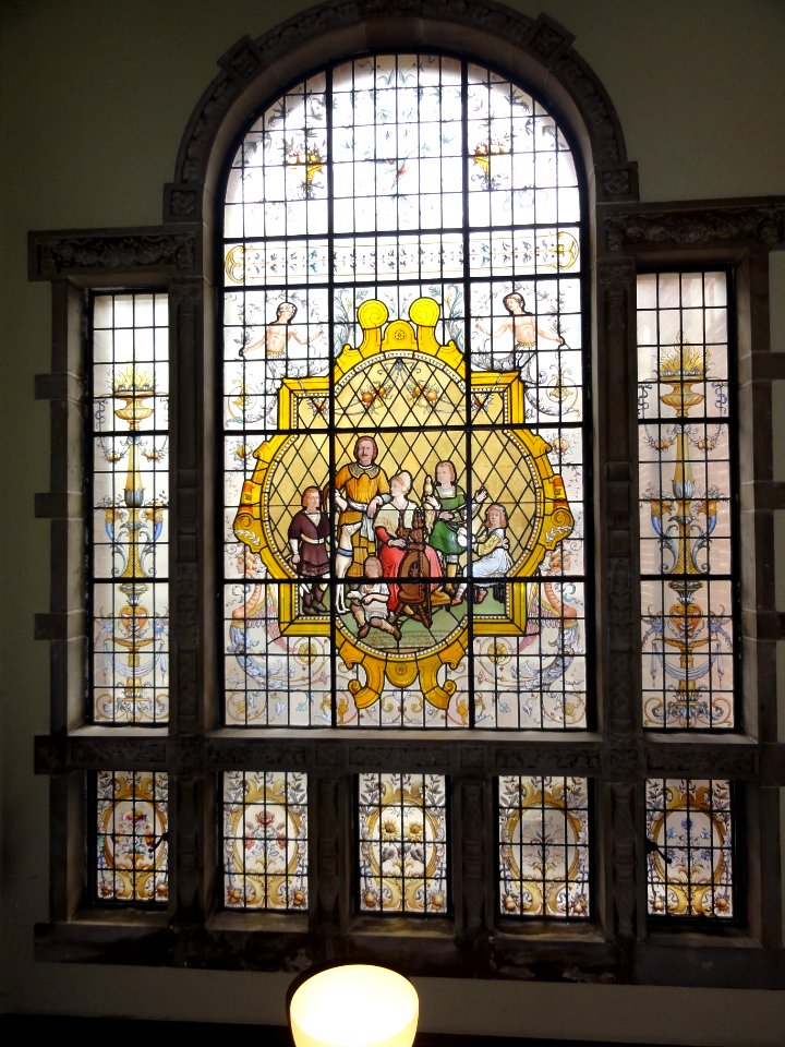 Nijmegen Rijksmonument 31200 Huize Heyendaal raam trappenhuis
